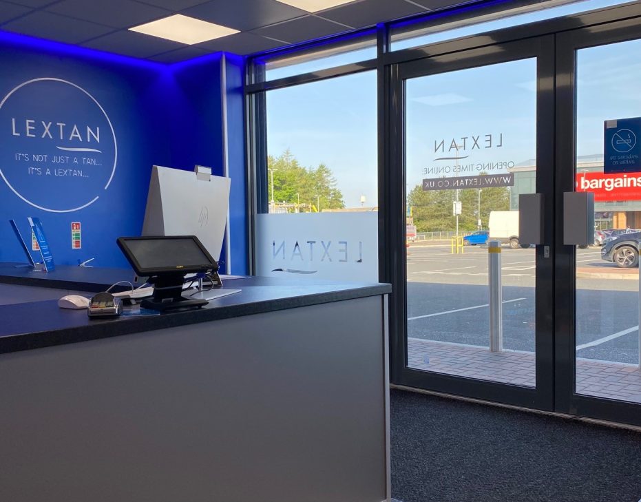 Lextan Cross Hands Lextan Wales largest chain of tanning salons.